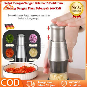 [Tidak Rusak Selama 10 Tahun] Penghancur Bawang Putih Multifungsi Berkecepatan Tinggi/Perajang Sayuran Multifungsi/Perajang Makanan Listrik/Perajang Sayuran/Pengupas Rumah Tangga/Penghancur Bawang Putih Dapur Sederhana/Pisau Manual Jerman