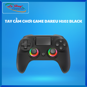 Tay Cầm Chơi Game DAREU H102 Black - Hàng Chính Hãng