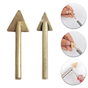 Đầu Làm Phẳng Bằng Đồng Hình Tam Giác Sửa Chữa Bằng Nhựa Mỏ Hàn Đầu Bè Bằng Da