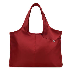 228fashionable Oxford cloth waterproof nylon single shoulder canvas bag large capacity womens handbag soft zipper closure Cal bag