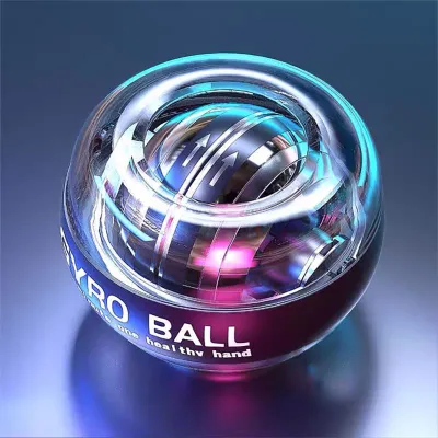 LIXADA Gyroscopic Wrist Exercise Ball Auto Start Wrist Ball Self Starting High Performance Rotor Portable for Gym