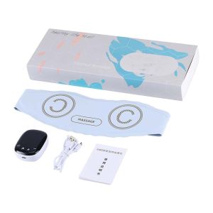 EMS Muscle Stimulator Waist Trainer Slimming Warm Belt 10 Mode 39 Level Abdomen Muscle Fitness Heating Pad腹部健身腰带