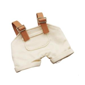 17Cm Cotton Doll Pocket Overalls For Anime Figure Doll Plush Doll Soft Fabric Display Dressingup Accessories Outfit