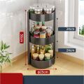 (HOME+) Local Kitchen 360 Rotating Tray Rack Lazy Susan Turntable For Kitchen and Desk Storage. 