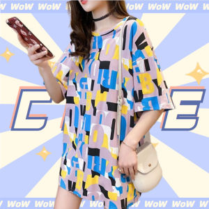 DMshoes New products เสื้อยืด สกรีนลายตัวอักษรภาษาอังกฤษสุดจี๊ดสีสันสดใสโดนใจวัยรุ่นราคาสบายกระเป๋าห้ามพลาดเลยนะ