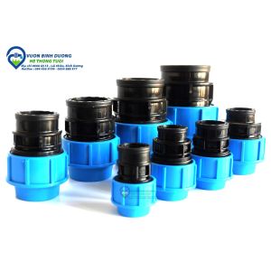 Nối HDPE  Ren Trong Phi 40mm/ 50mm/ 63mm