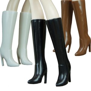 WAPKTY Fashion 1/6 Doll Sippers Shoes Multistyles Plastic Male/Female Doll Boots  Sandals High Eyed Shoes Flat Shoes Fit Foot Length 2cm Dolls