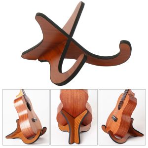 BENNETTGC High Quality Instrument Part Accessories Wooden 3 Styles Guitar Stand Rack Vertical Ukulele Display Musical Strings Foldable Holder
