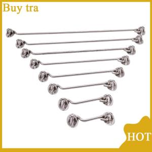 [Buytra] Stainless Steel Cabin Hook And Eye Latch Lock Shed Gate Door Catch Silent Holder