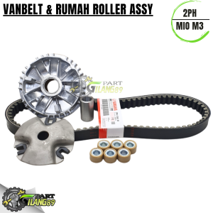 Paket Rumah roller assy mio m3 + vanbelt only mio z / soul gt 125 / fino 125 / mio gt  / xride 125
