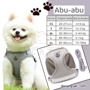 ROMPI HARNESS + TALI TUNTUN ROMPI KUCING ANJING MURAH TALI TUNTUN MURAH CAT DOG LEASH