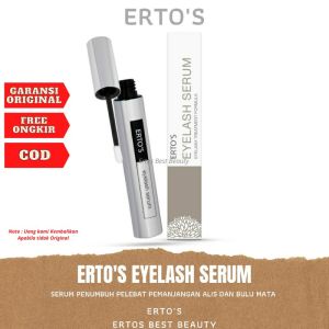 Ertos Eyelash Serum New Packaging Serum Penumbuh Pelebat Penebal Pemanjang Alis dan Bulu Mata