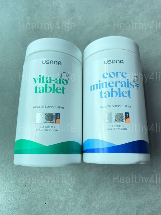 USANA CELLSENTIALS CORE MINERAL PLUS + VITA AO 細胞基本營養素套裝 