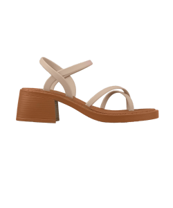 Sandal Heels Hak Tinggi Wanita Kekinian Anti Slip Gaya Minimalis Eve Chai Camou