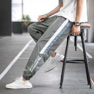 FUGUINIAO Mens Trousers Overalls Sweatpants Trend New Loose Oversize Casual Pants