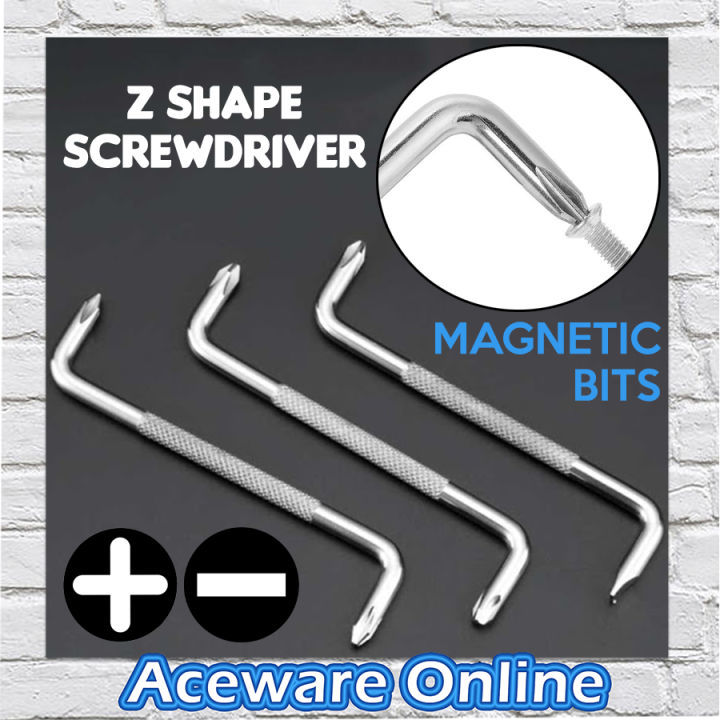 3PCS Z TYPE SCREW DRIVER PHILLIPS SLOTTED SCREWDRIVER BITS SET PH1 PH2 PH3 SL6 HAND TOOL PEMUTAR SKRU JENIS Z Lazada