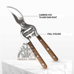 GUNTING DAHAN POLISH HD GUNTING KEMBANG BAGUS GUNTING STEK BAJA CARBON 220MM