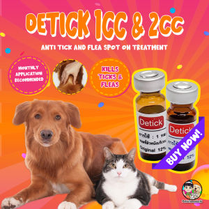 Detick Anti Kuto and Anti Garapata Spot on Treatment