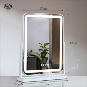Makeup mirror table type LED with light desktop grooming fill light ins wind bedroom beauty mirror