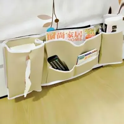 Japanese Style Bedside Bed Hanging Bag Storage Bag by SOL Home ® (Storage) (Home and Living)