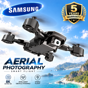 【Free battery】Original Drone With Camera Mini Drone With 8K Camera Original 8K HD Drone Camera For Vlogging Drone Camera high-altitude 8K UltraHD Dual Camera Drone with Intelligent Obstacle Avoidance and Foldable Design