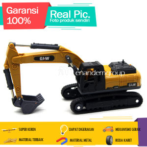Diecast truck Alat Berat Beko Excavator Metal