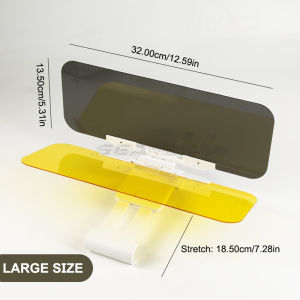 SEAMETAL บังแดดรถยนต์ ที่บังแดดในรถ กลางวันและกลางคืน การขับขี่แบบป้องกันแสงสะท้อน