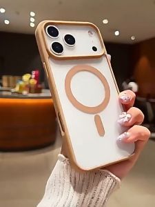 PREMIUM SLIM FOR MAGSAFE CLEAR 17 Pro CASE FOR iPhone 17 Pro Max MAGNETIC WIRELESS CHARGING CASING