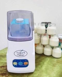 Máy làm sữa chua Yogurt Nhật Bản 3 nút tự động cao cấp-Máy làm sữa chua 3 nút Yogurt Nhật Bản dùng điện 220V