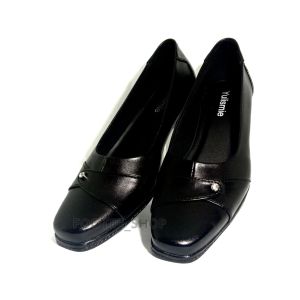 Sepatu Pantofel Wanita Hak 3cm 100% Kulit / Formal / Kerja Kantor / YLS-RKC.009