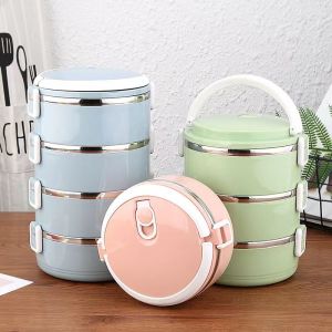 HỘP ĐỰNG CƠM 2 TẦNG INOX BẰNG LÚA MẠCH - CÓ QUAI XÁCH DỄ CẦM NẮM