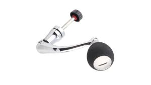 Reel Replacement Handle Metal Power Grip for 4000 5000 6000 Reels EVA Knob with -Slip Design Sturdy Hex for Firm Fixation Lightweight and Portable Fishing Accessory