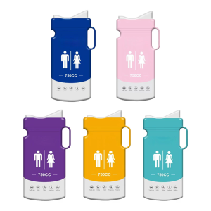 15PC Dùng Một Lần Nơi Để tiểu Túi Xách Tay Cắm Trại Đi đái Túi Với Leakproof Con Dấu 750Ml Du Lịch Túi nước tiểu Cho Người Lớn Kid