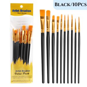 MW Premium 10PCS Artist Brush Set Acrylic/Water/Oil Color Painting Brush