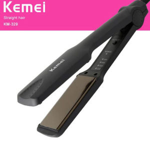 Kemei Catok Rambut KM 329 Catokan Rambut Special Salon Alat Pelurus Rambut - Temperatur Control Styling Tools - Catokan Pelurus Rambut
