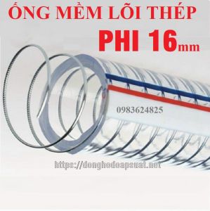 BÁN LẺ THEO MÉT: Ống nhựa mềm lõi thép PHI 16 mm ống dẫn xăng dầu dẫn hóa chất dẫn nước không xoắn chống gấp độ bền cao  áp lực lớn