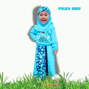 Dress muslim bayi fashion muslim/gamis bayi perempuan 2 3 tahun katun/setelan gamis perempuan murah