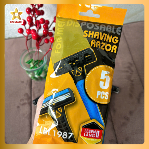 Set 5 Dao Cạo Râu 3 Lưỡi Leben Lang THIẾT KẾ THÔNG MINH CỰC KỲ AN TOÀN KHI SỬ DỤNG