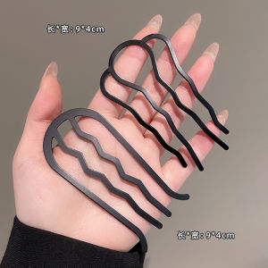 2025 New Butterfly Wave Hairpin for Girls with Four-tooth Comb Atmosphere Hair Accessories
