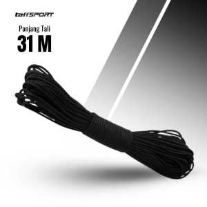 JAYA TaffSPORT Tali Paracord Tenda Camping multifungsi super kuat Adventure 7 Core 4mm 31 M - SS01