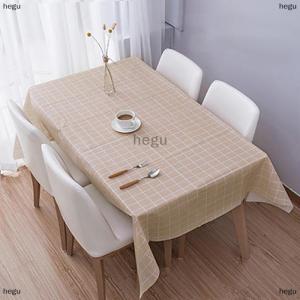 [COD] hegu PEVA ผ้าปูโต๊ะกันน้ำมัน137X90CM ผ้าคลุมโต๊ะลายสก็อตผ้าคลุมโต๊ะสำหรับงานปาร์ตี้กลางแจ้งผ้าปิคนิค