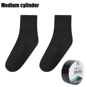 5Pairs Disposable Travel Socks for Men Women Washable Compression Socks One Time Portable Compression Cotton Sock for Business Trips