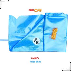 4FTX6FT-6FTX6FT COVER NG BUBONG CANOPY TRAPAL WITH ROPE PVC BLUE/WATERPROOF AND HEATPROOF/ WALANG AMO