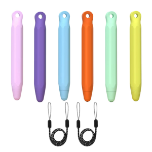 Silicone Styluses Pen For Kids Safe Soft Grip With AntiDrop Lanyard Compatible for Tablets Learning Devices Phones