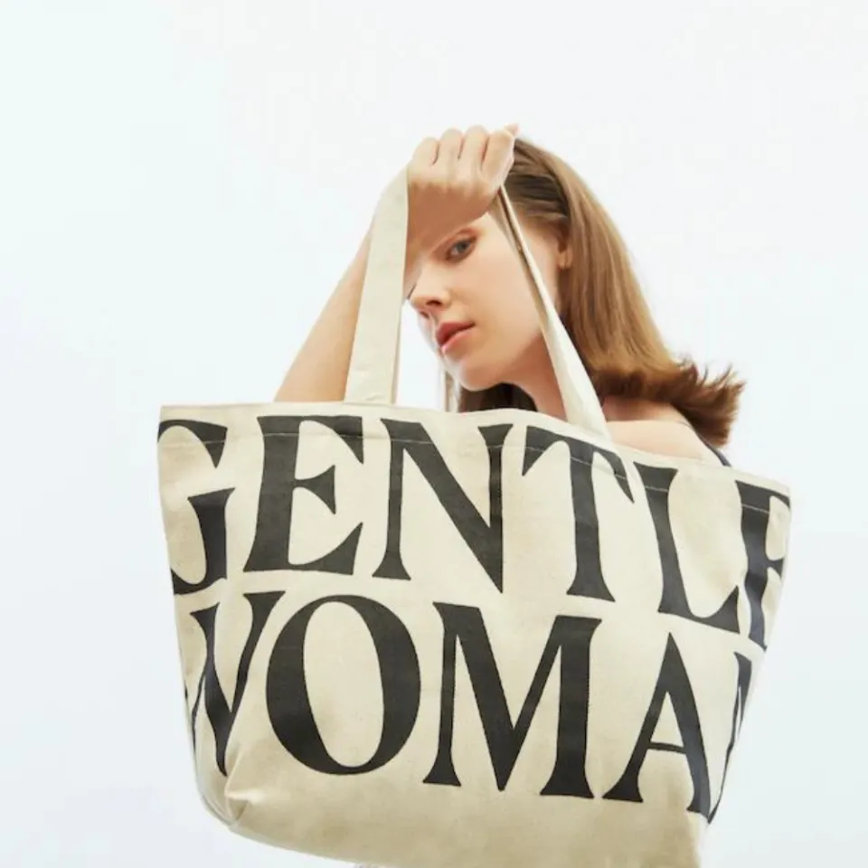 GENTLEWOMAN Authentic Canvas Tote Bag Classic Design Trendy In Demand from Thailand Lazada PH