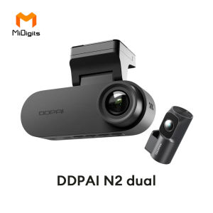 DDPAI N2 Dual 2K 1440P Super Capacitor 1.9" IPS Display ADAS 2.0 Dash Cam with AI-ISP NightVIS 2.0