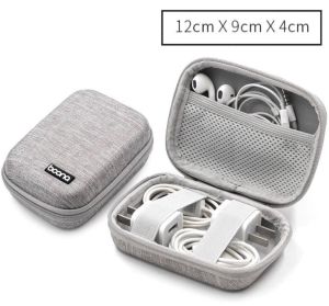 ส่งทันที กล่องเก็บหูฟัง กันน้ํา กันฝุ่น กล่องเก็บสายชาร์จ กล่องใส่ของ กล่องใส่สายหูฟัง กระเป๋าเก็บสายชาร์จ USB