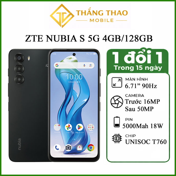 Điện thoại ZTE Nubia S 5G (4GB/128GB) Màn hình 6.7