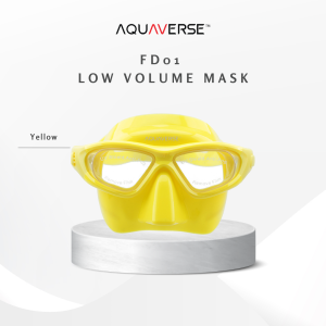 Aquaverse Ultra Low Volume Freedive Mask FD01 Free Diving Mask Spearfishing Mask Scuba Diving Mask Snorkeling Mask