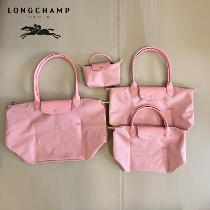 Longchamp pink tote discount bag